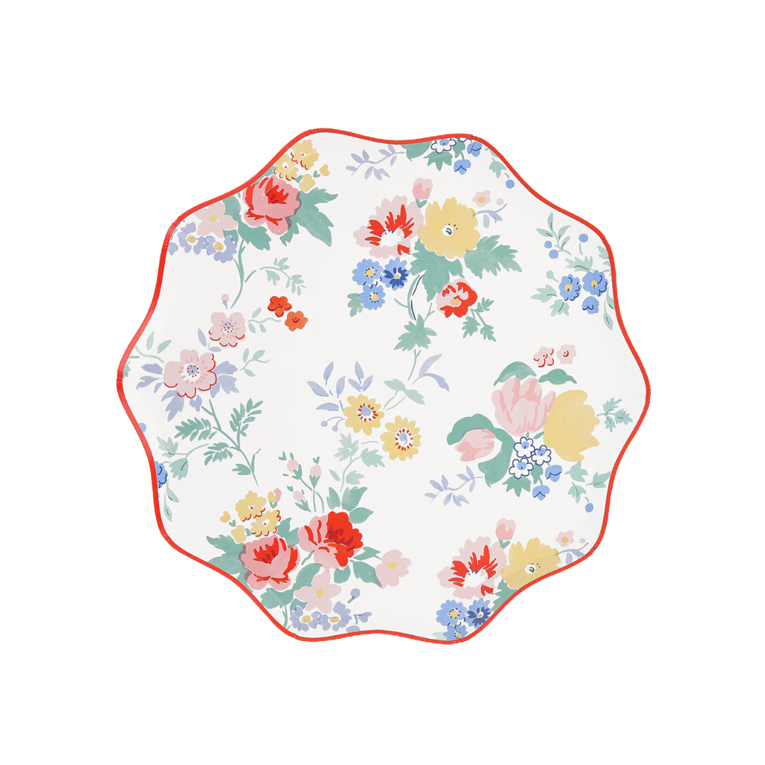 Floral Vintage Plates - 2 sizes