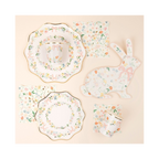 Floral White Plates - 2 sizes
