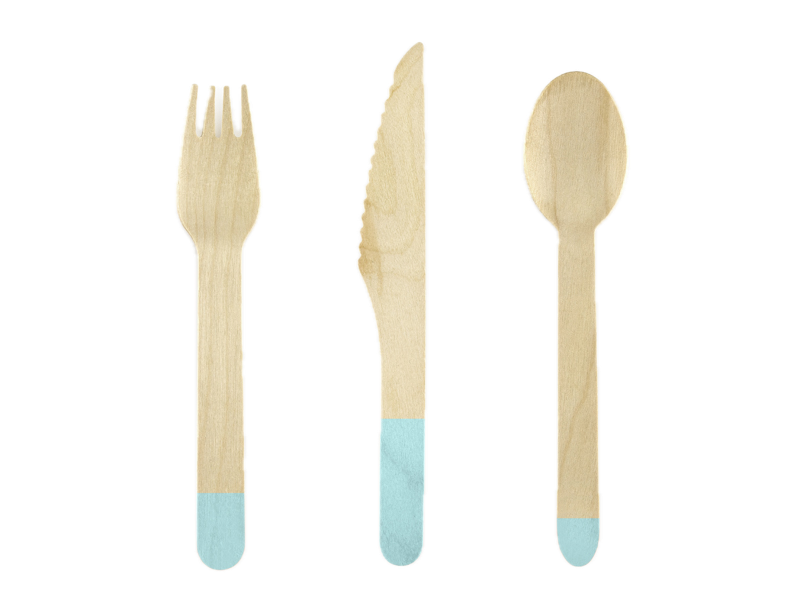 Mint Wooden Cutlery - 16pcs