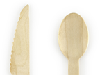 Mint Wooden Cutlery - 16pcs