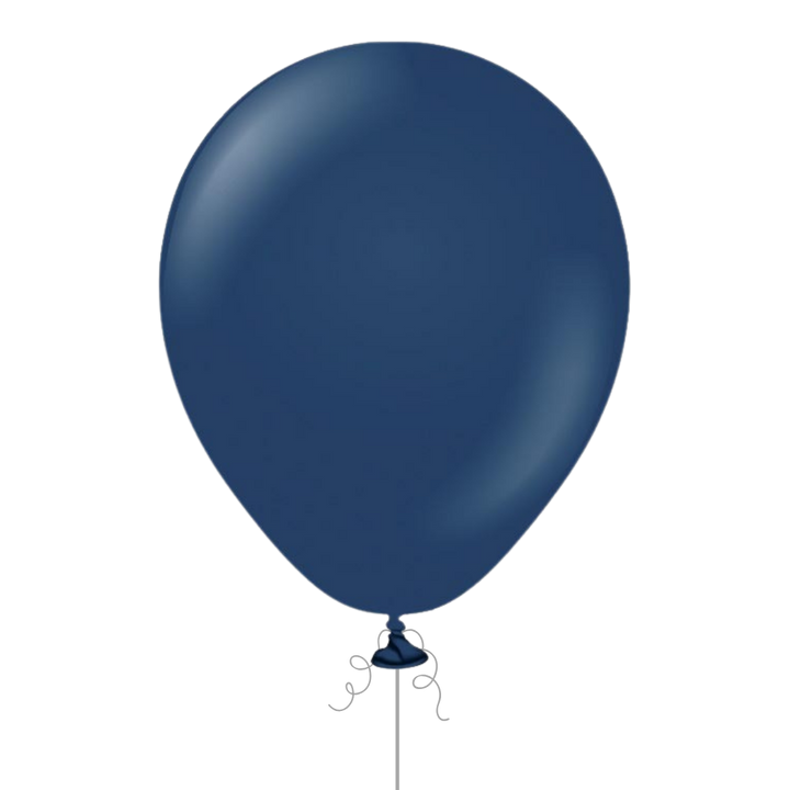 Navy Blue Latex Balloon, 12in