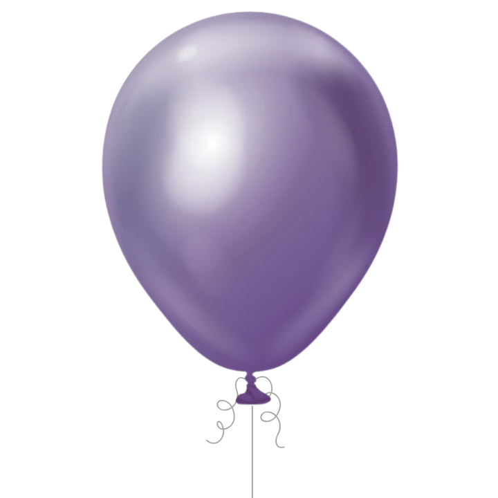 Mirror Violet Latex Balloon, 12in