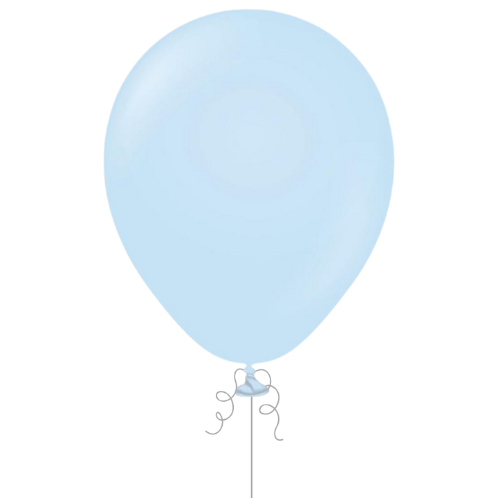 Baby Blue Latex Balloon, 12in