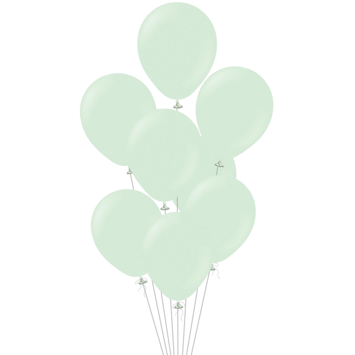 Pale Green Latex Balloon, 12in