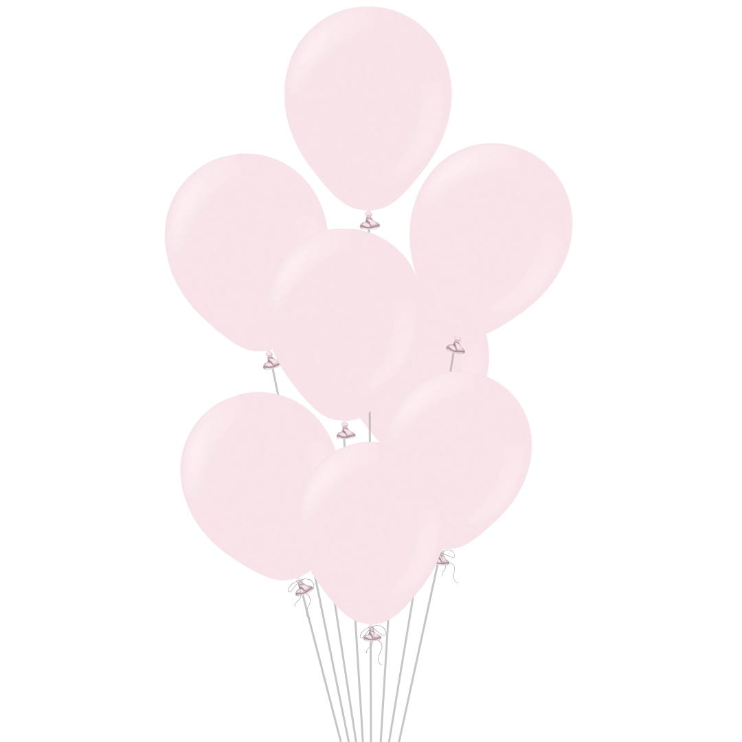 Pale Pink Latex Balloon, 12in