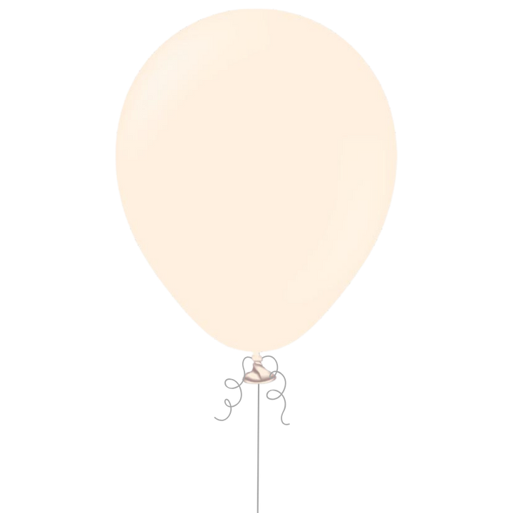Cream Latex Balloon, 12in