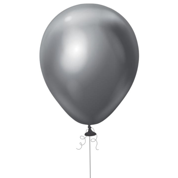 Space Gray Latex Balloon, 12in