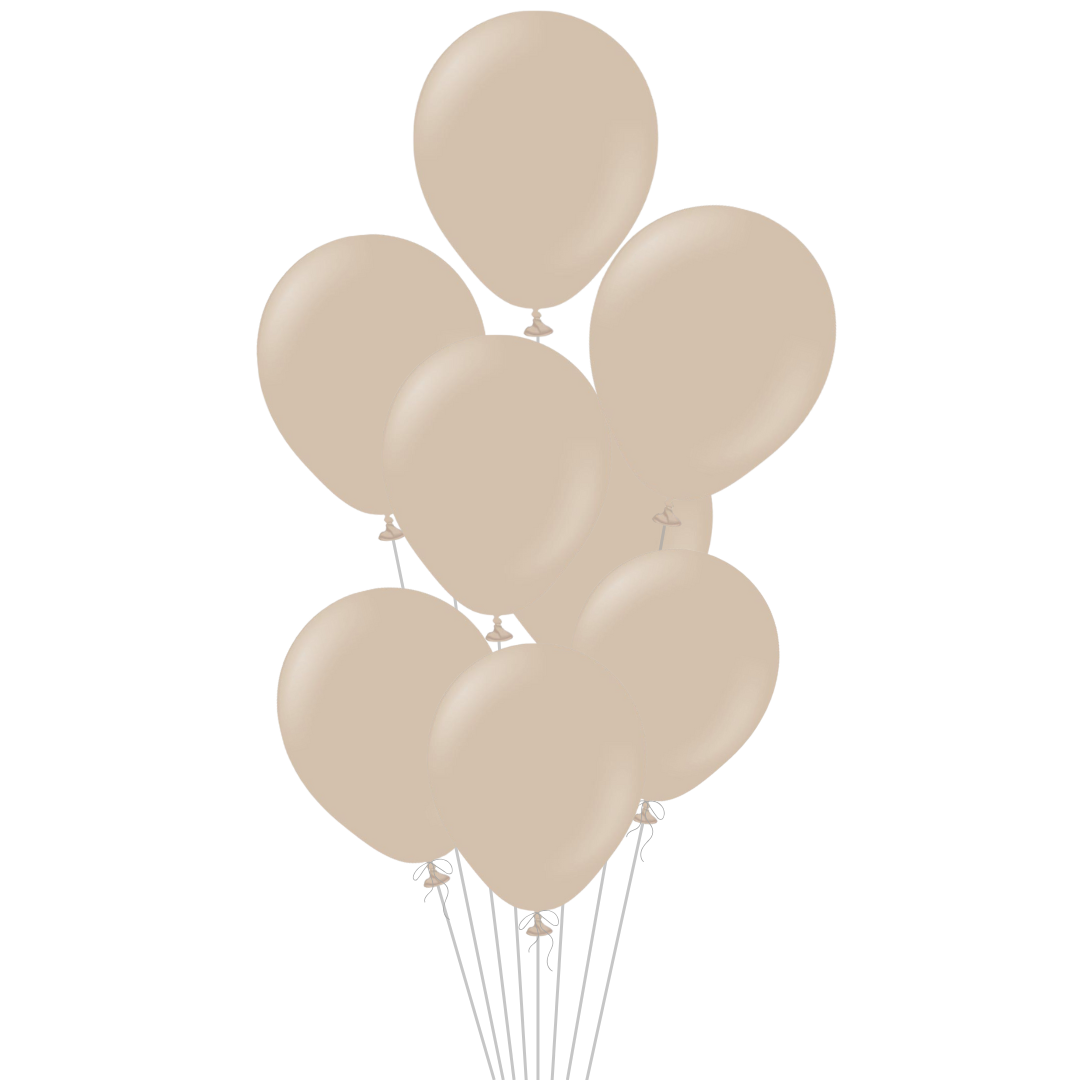 Soft Beige Latex Balloon, 12in