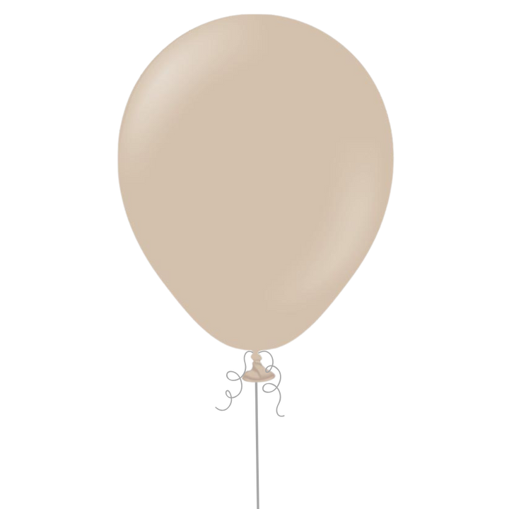 Soft Beige Latex Balloon, 12in