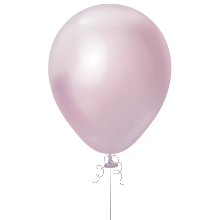 Pink Gold Latex Balloon, 12in