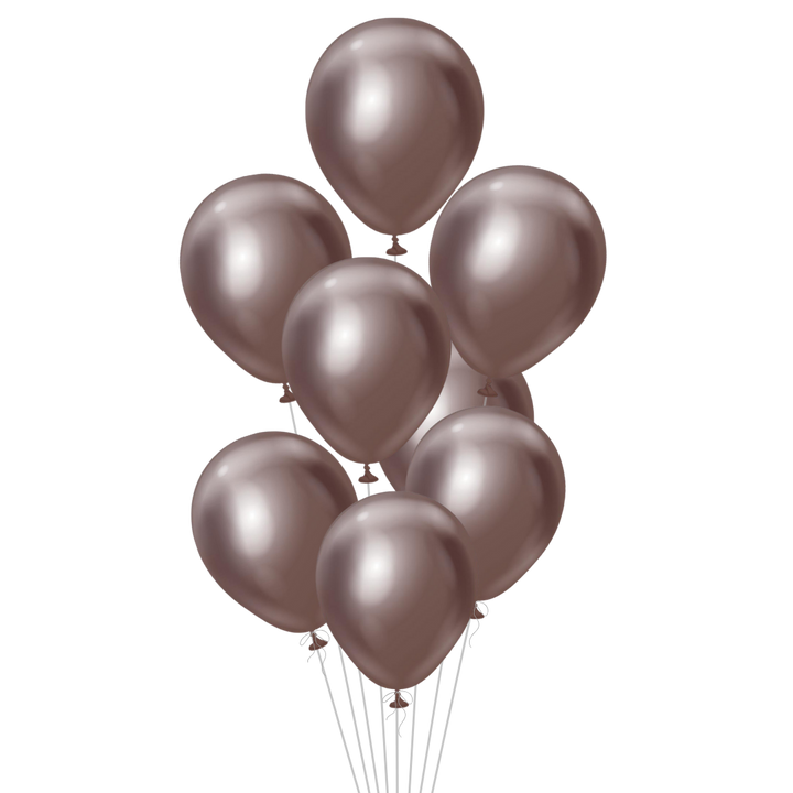 Brown Latex Balloon, 12in