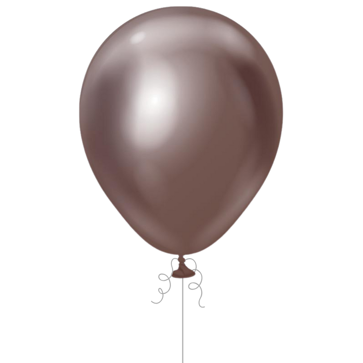 Brown Latex Balloon, 12in