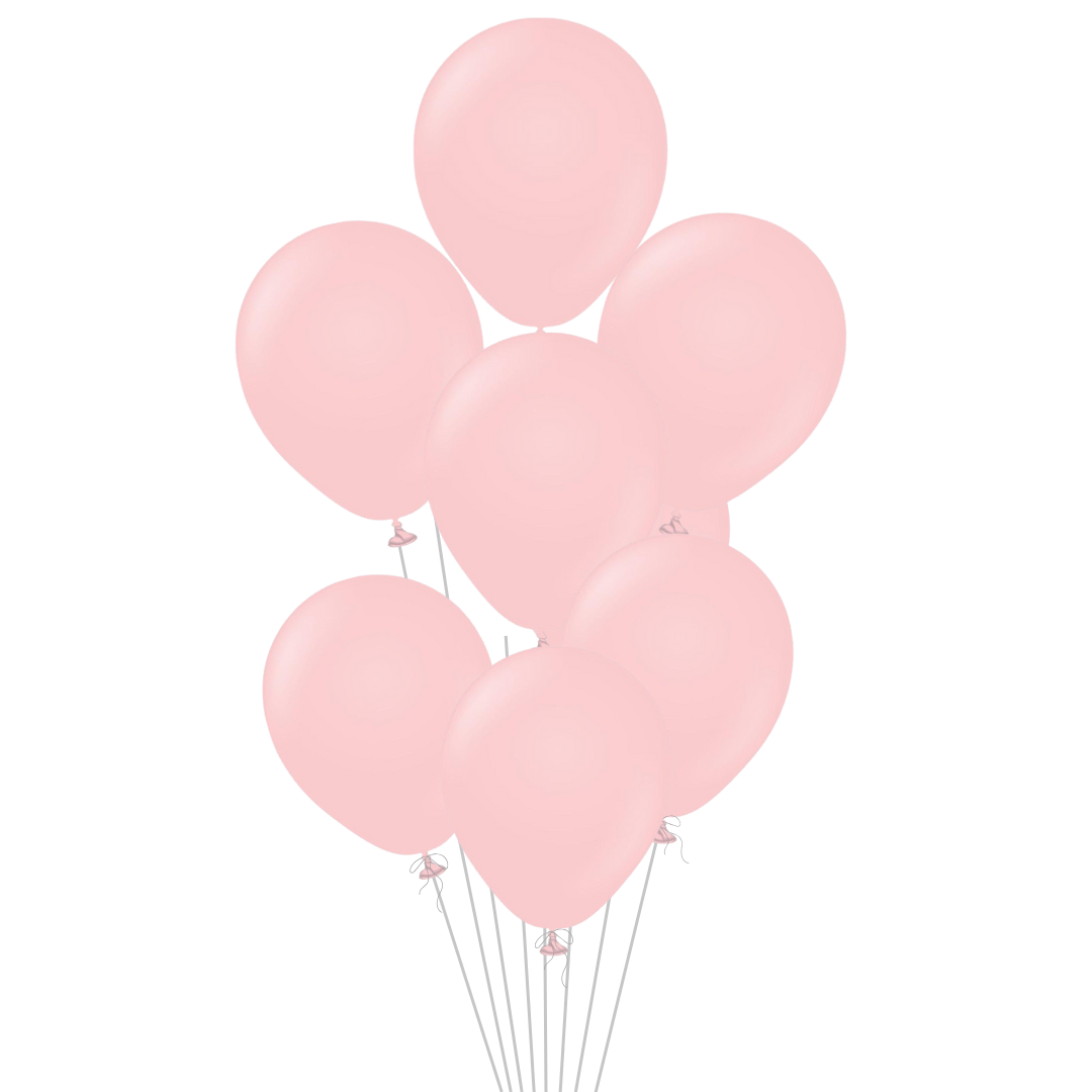 Pale Pink Latex Balloon, 12in