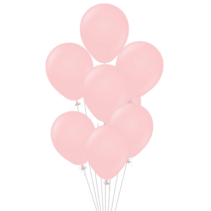 Pale Pink Latex Balloon, 12in