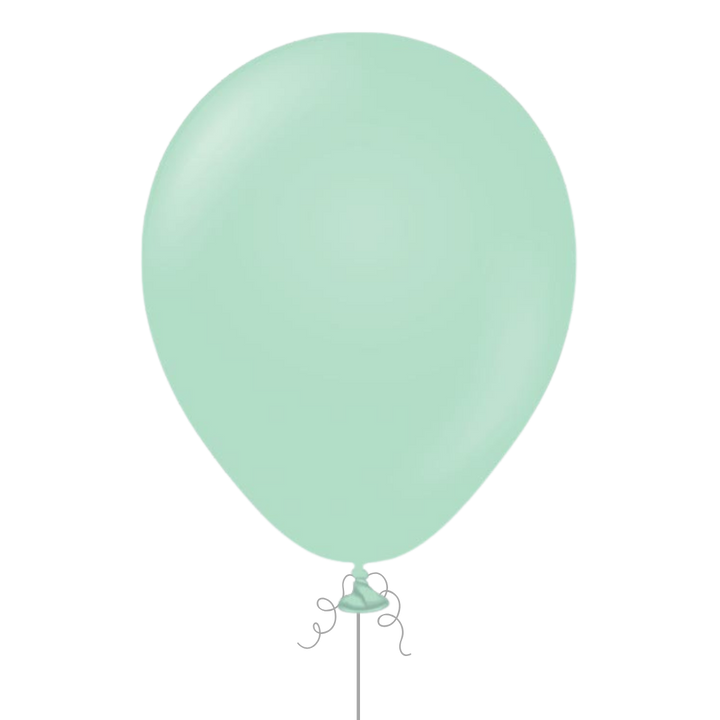Macaron Green Latex Balloon, 12in