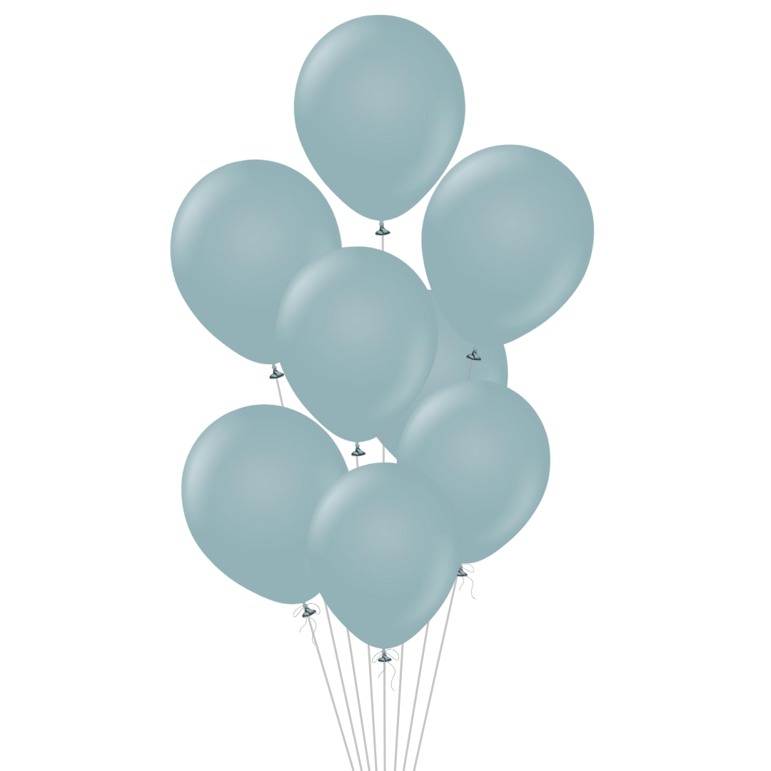 Storm Gray Latex Balloon, 12in