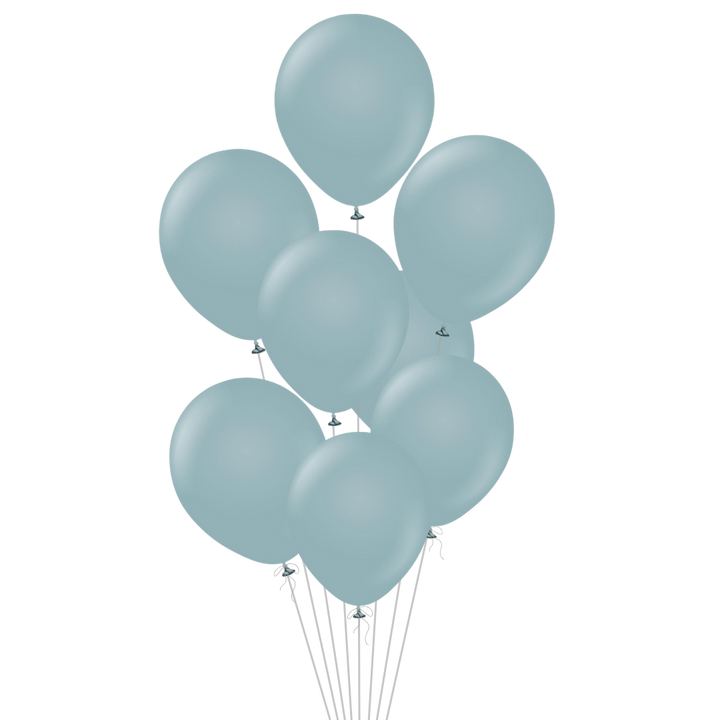 Storm Gray Latex Balloon, 12in
