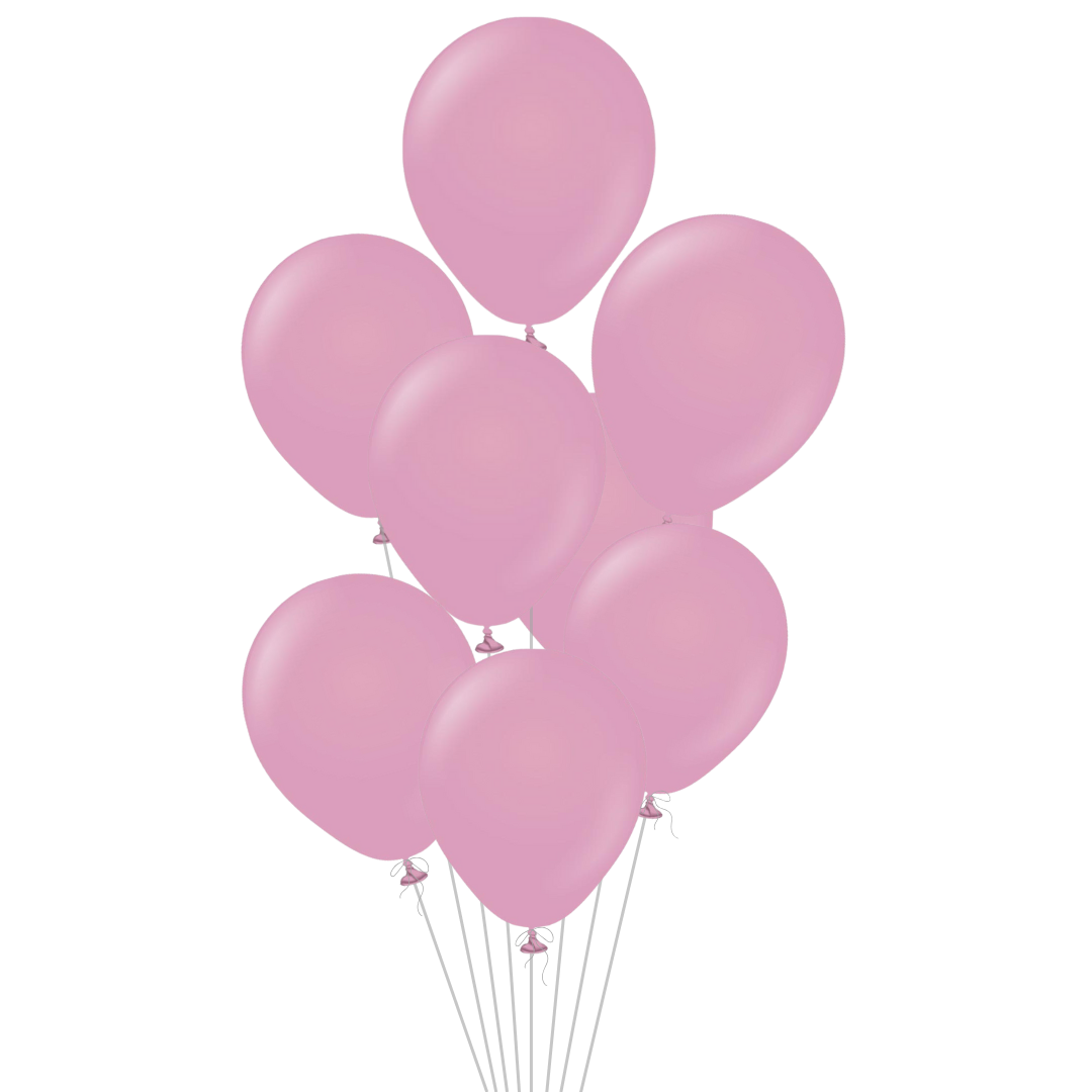 Dusty Pink Latex Balloon, 12in