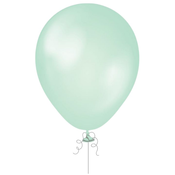 Pearl Green Latex Balloon, 12in