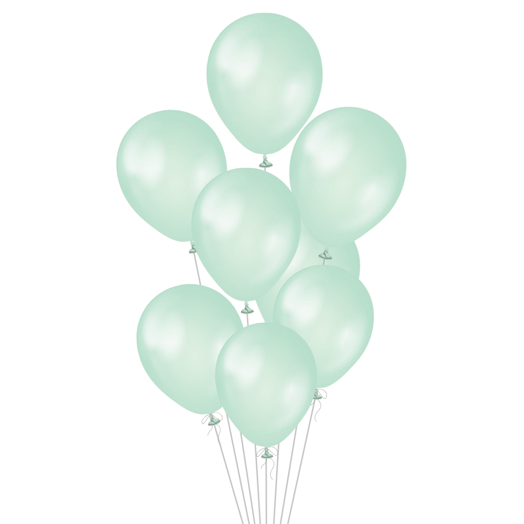 Pearl Green Latex Balloon, 12in