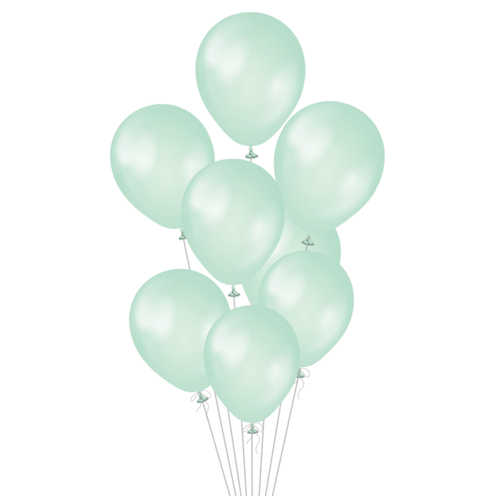 Pearl Green Latex Balloon, 12in