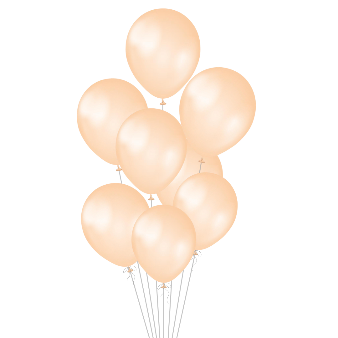 Light Apricot Latex Balloon, 12in