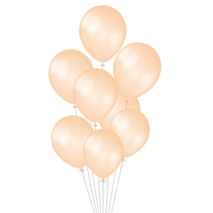 Light Apricot Latex Balloon, 12in
