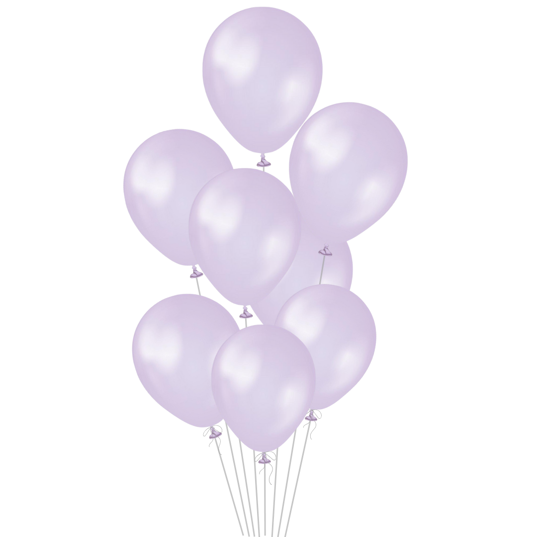 Pearl Lilac Latex Balloon, 12in