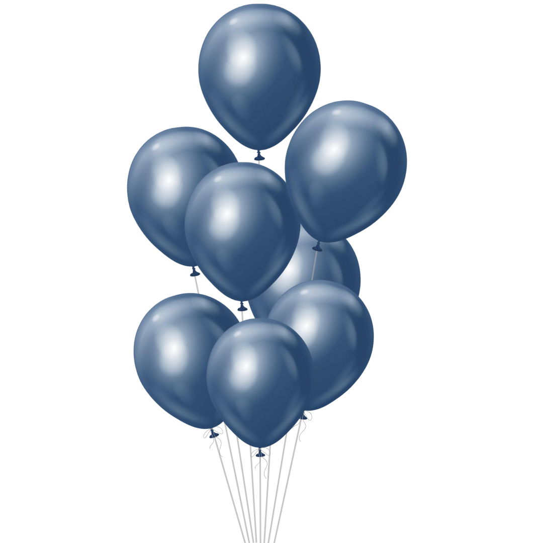 Navy Blue Latex Balloon, 12in