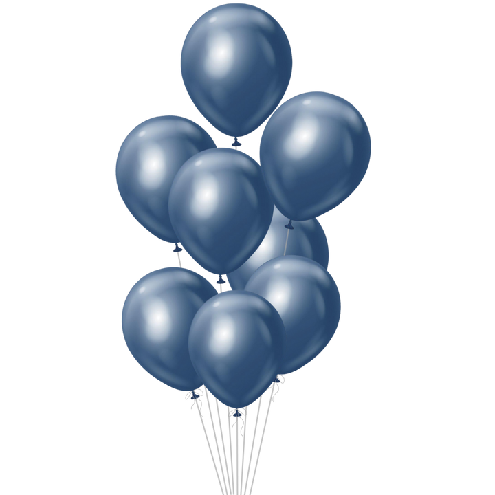 Navy Blue Latex Balloon, 12in