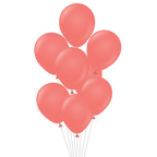 Coral latex balloons bouquet bundle birthday decoration from Parte Haus party supply store in Bethesda MD.
