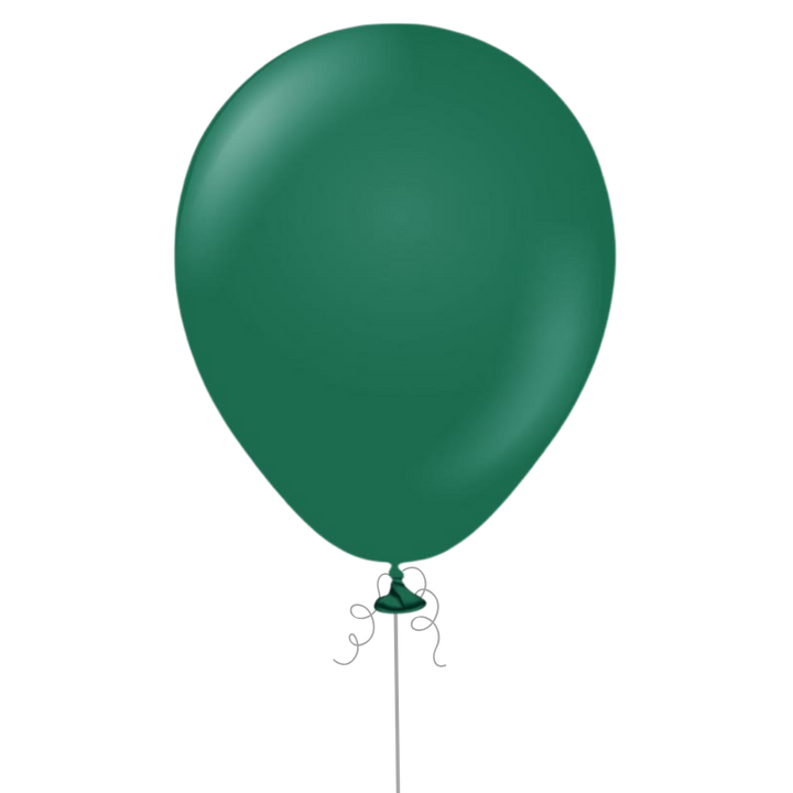 Dark Green Latex Balloon, 12in