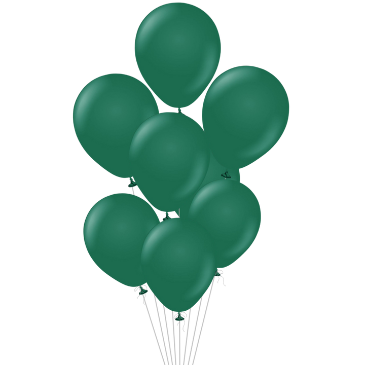 Dark Green Latex Balloon, 12in