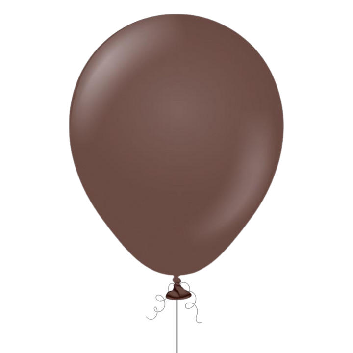 Chocolate Brown Latex Balloon, 12in