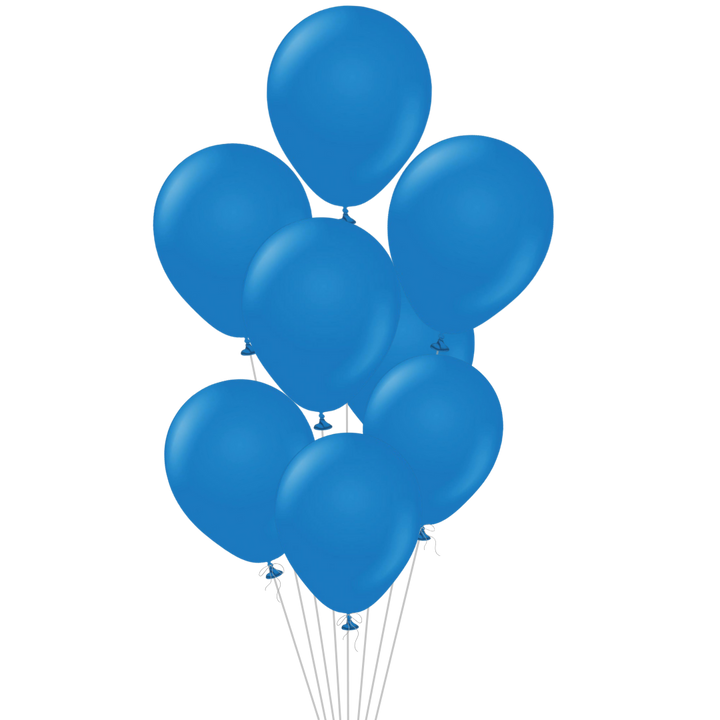 Blue Latex Balloon, 12in