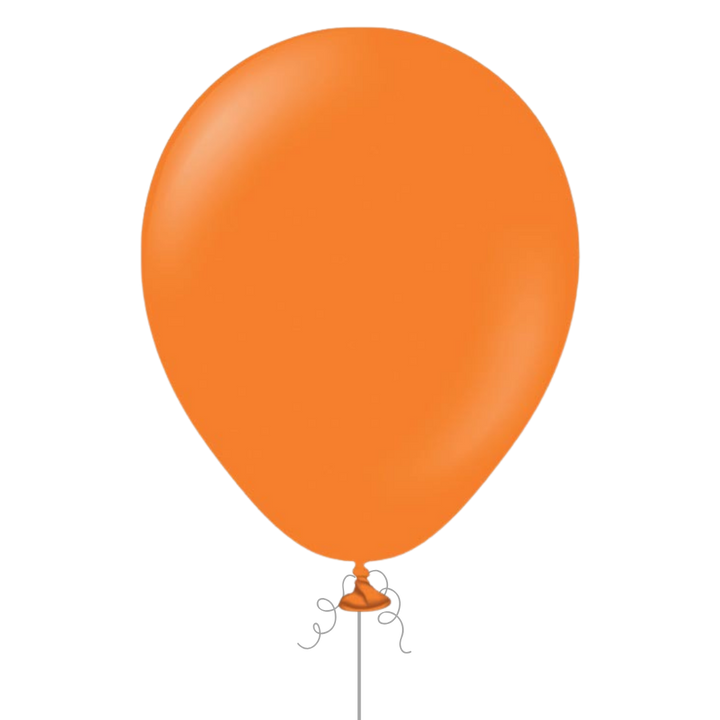 Orange Latex Balloon, 12in