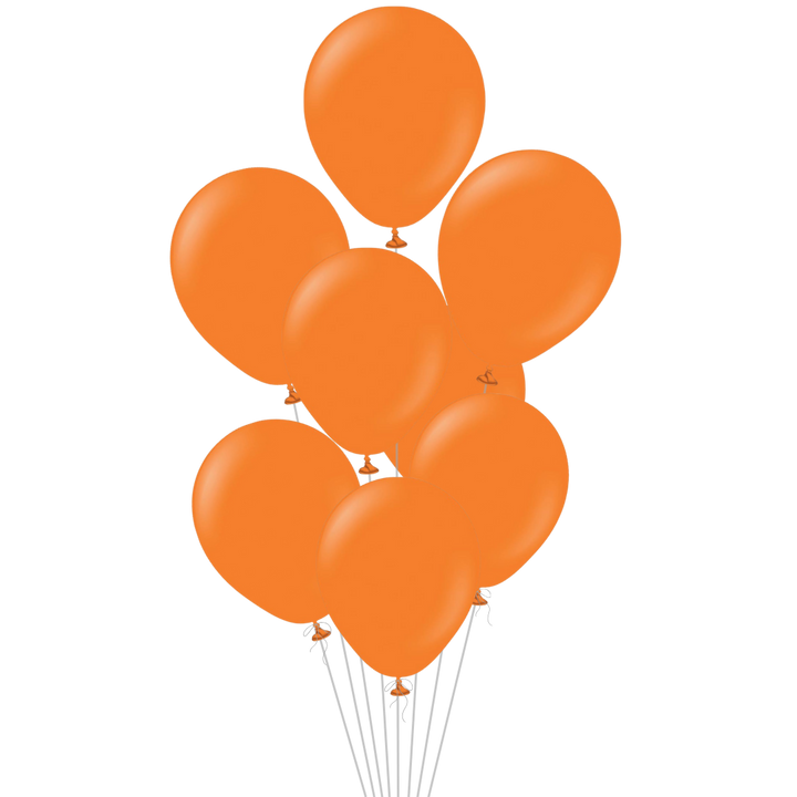 Orange Latex Balloon, 12in