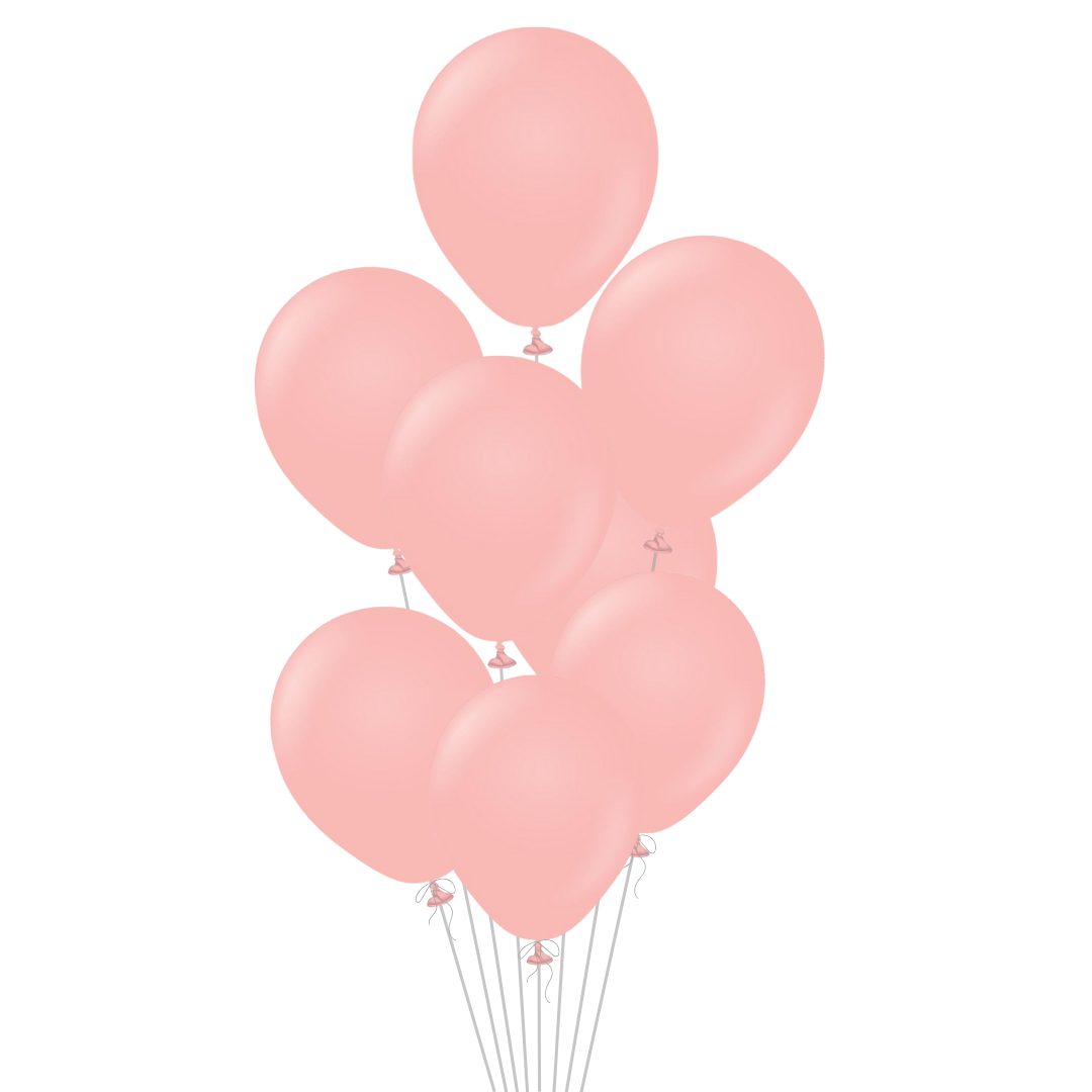 Baby Pink Latex Balloon, 12in