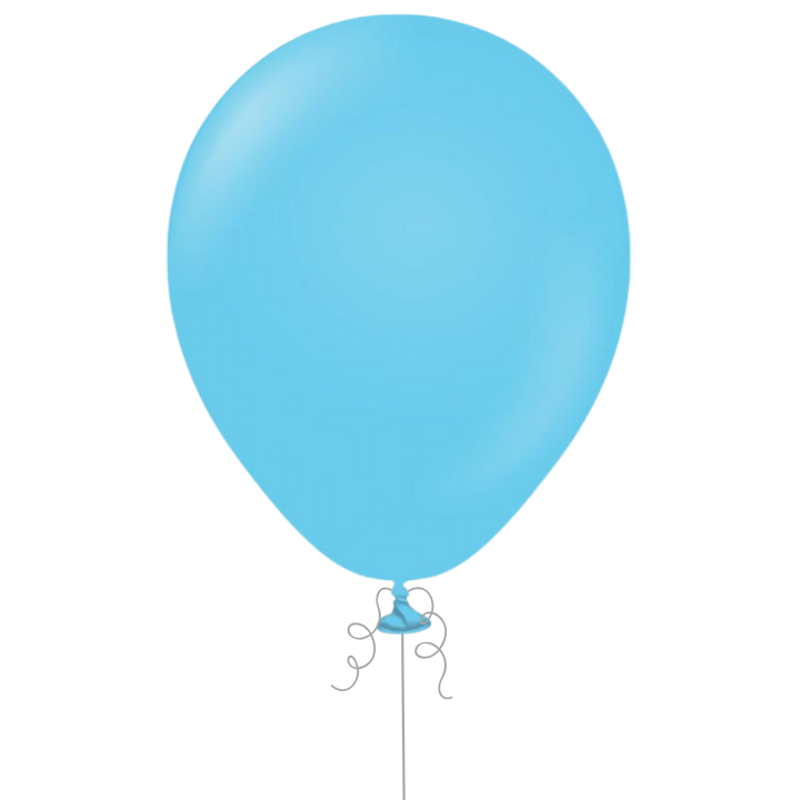 Baby Blue Latex Balloon, 12in