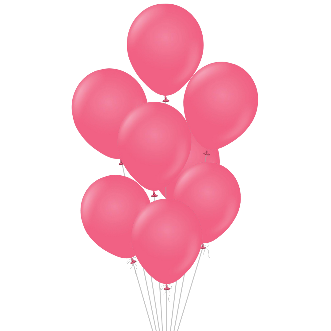 Fuchsia Latex Balloon, 12in