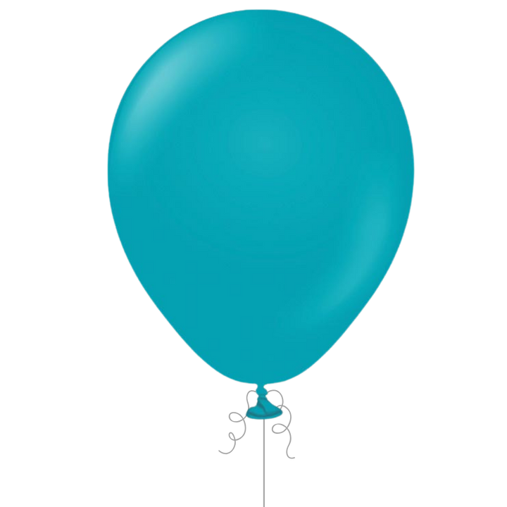 Turquoise Latex Balloon, 12in