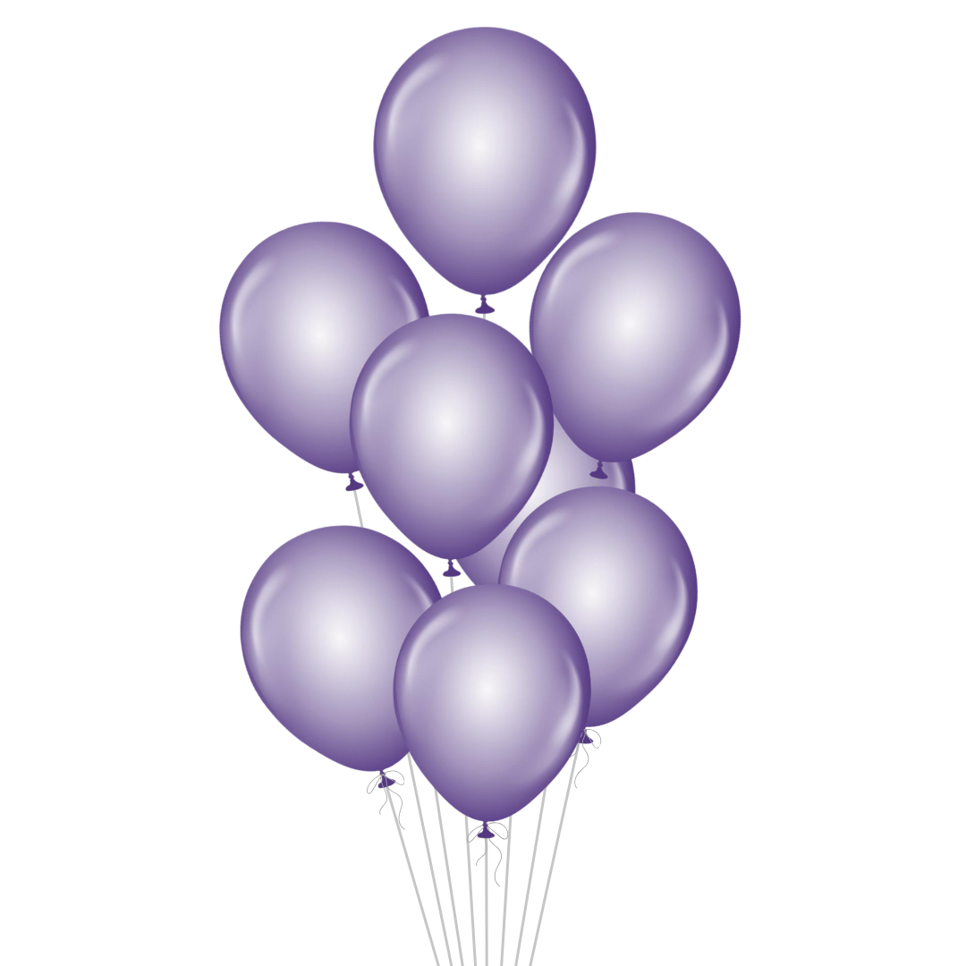 Violet Latex Balloon, 12in