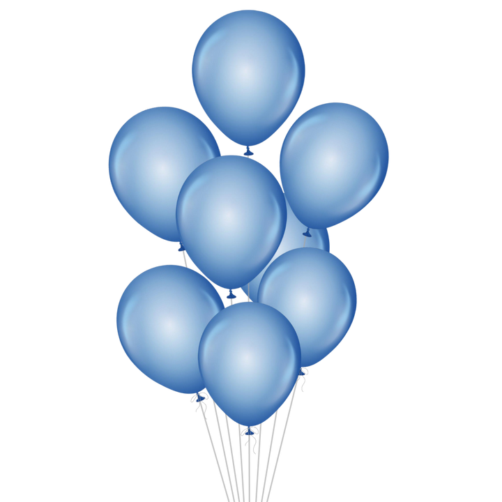 Blue Latex Balloon, 12in
