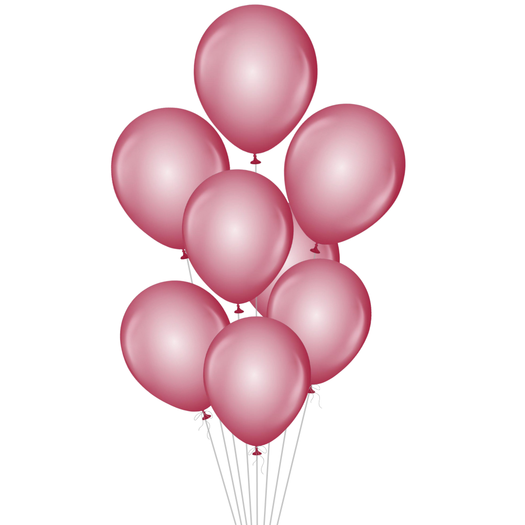 Light Burgundy Latex Balloon, 12in