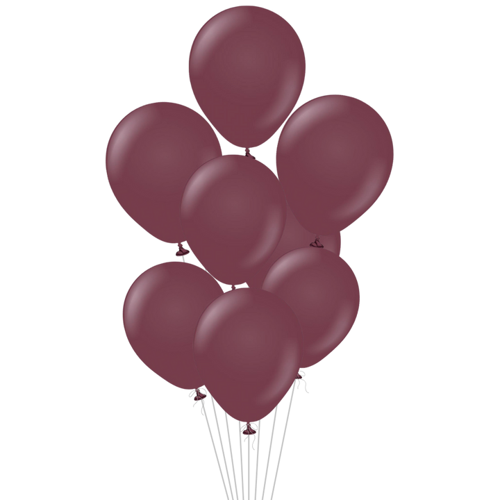 Dark Burgundy Latex Balloon, 12in