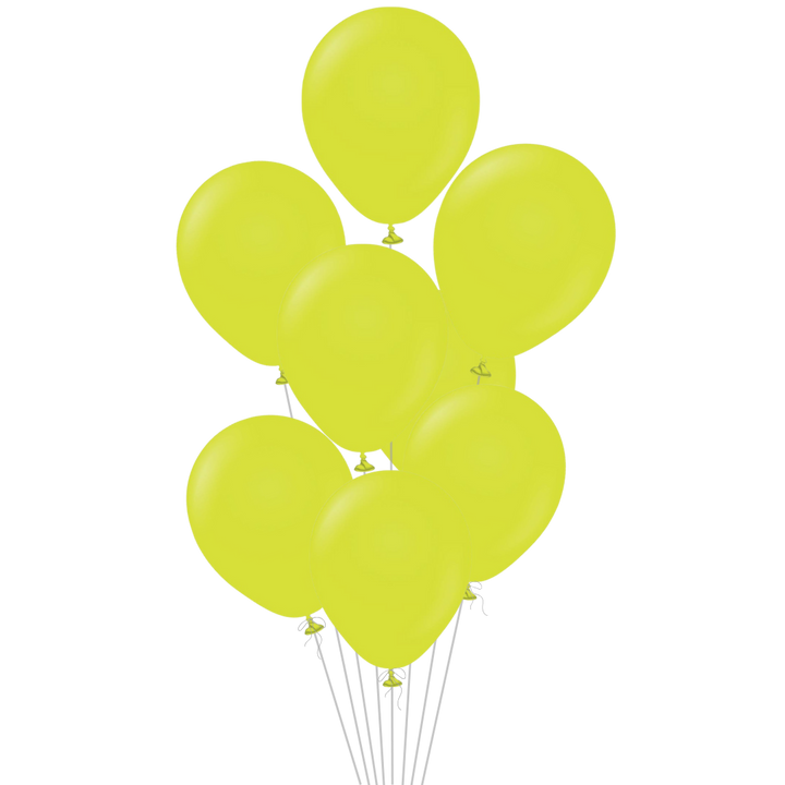 Lime Green Latex Balloon, 12in
