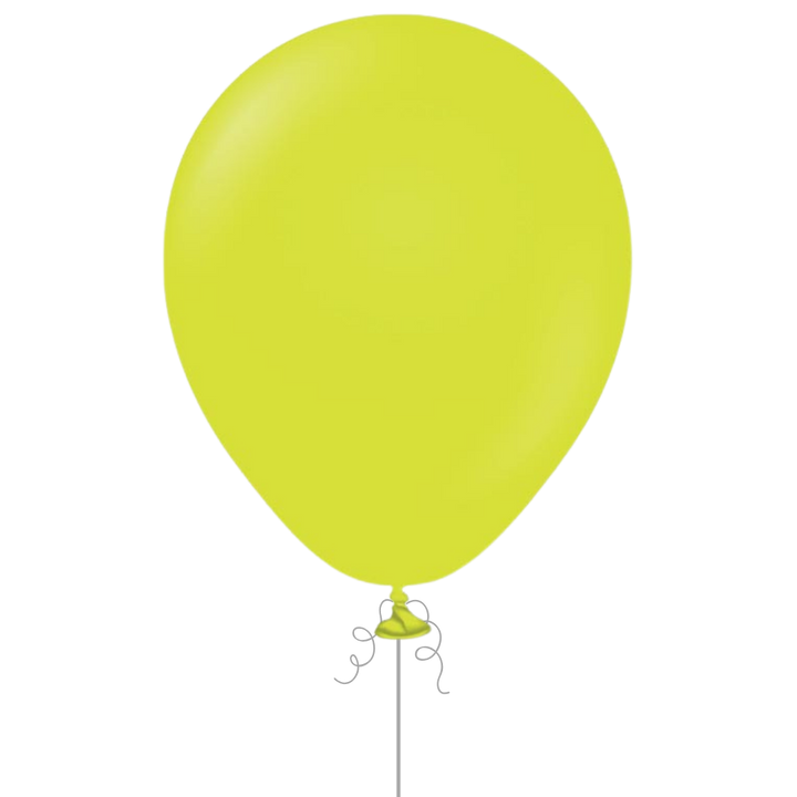 Lime Green Latex Balloon, 12in