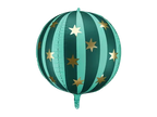 Green Starry Ball Foil Balloon, 30in