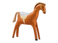 Giant Brown Standing Horse Foil Balloon, 38in