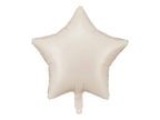 Beige Star Foil Balloon, 19in